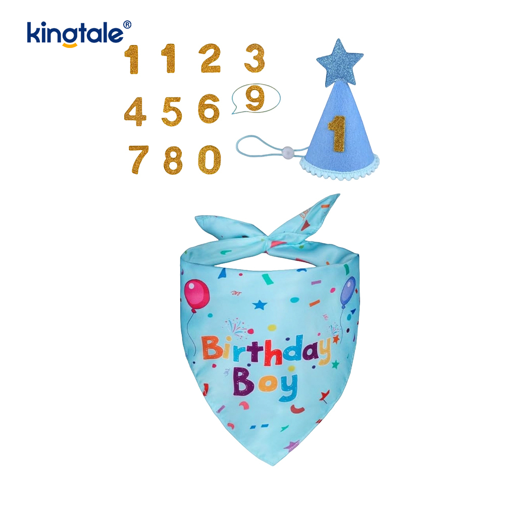 Set di bandane per compleanno di animali domestici