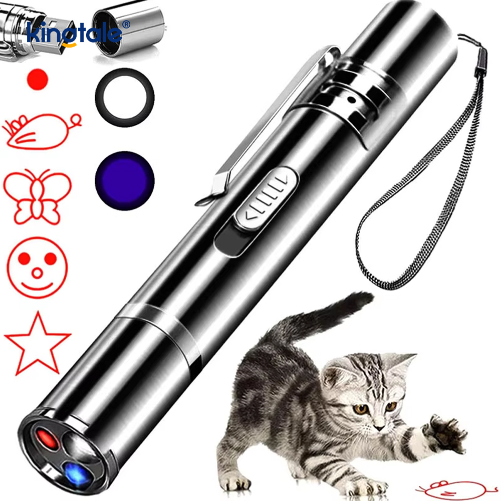 Giocattolo laser per gatti ricaricabile tramite USB