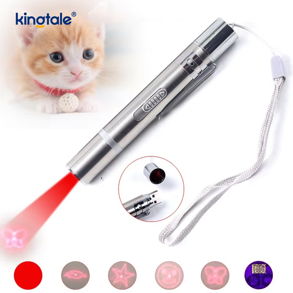 Giocattolo laser per gatti ricaricabile tramite USB