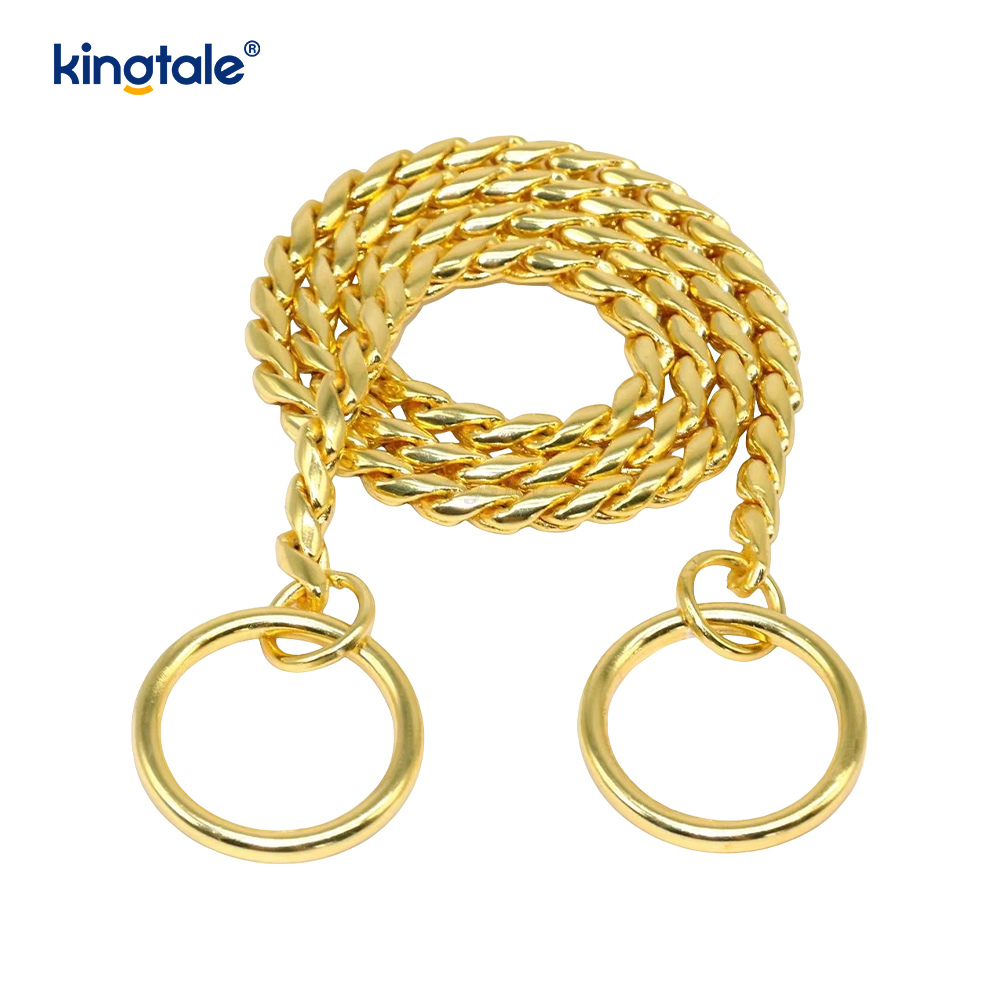 Catena a serpente in oro galvanico