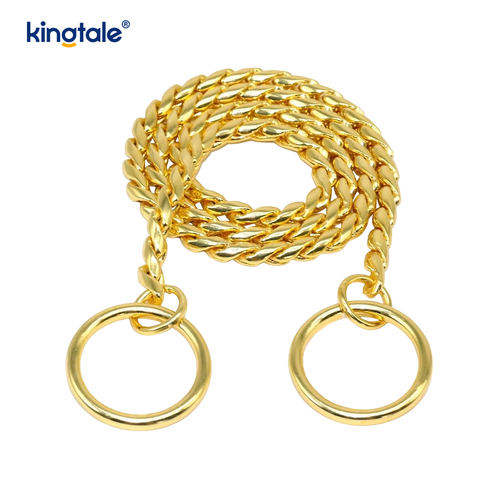 Catena a serpente in oro galvanico