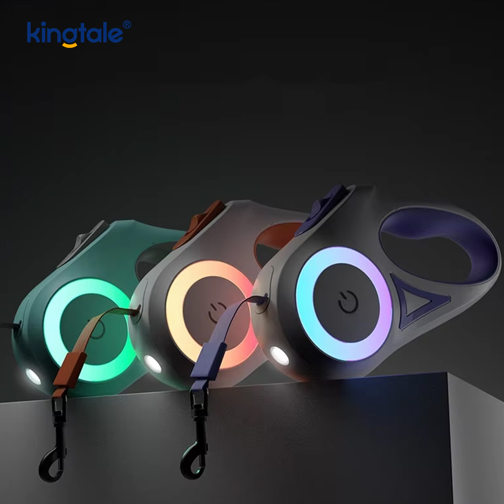 Guinzaglio retrattile automatico con LED