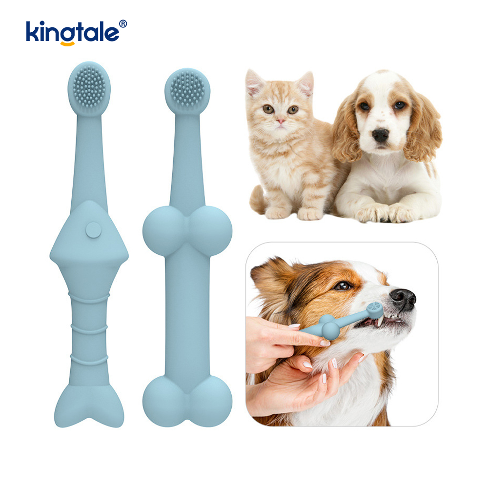 Nuovo spazzolino per animali progettato per pulire i denti e aiutare a prevenire il tartaro Nuovo spazzolino per animali progettato per pulire i denti e aiutare a prevenire il tartaro