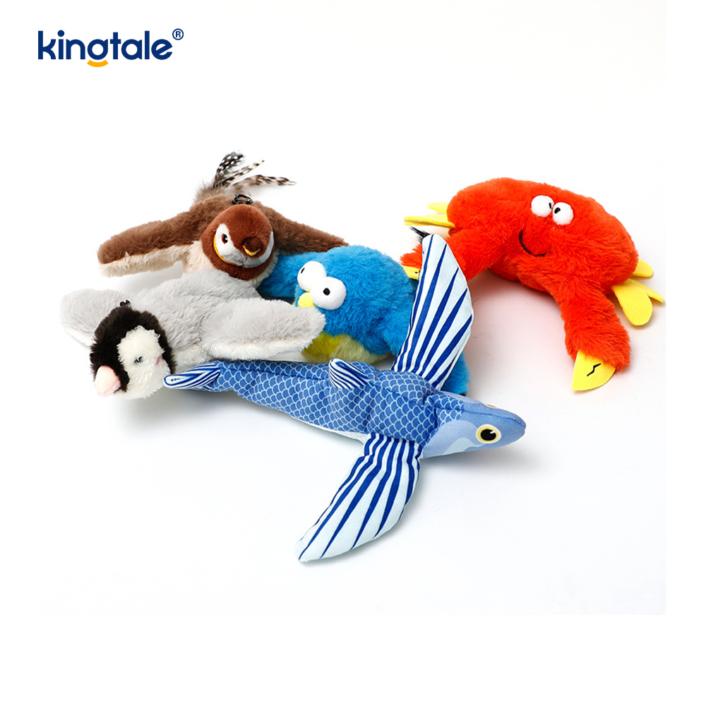 Giocattolo di peluche per animali domestici simulato passero per tutte le razze Cat Kicker Catnip Toys Sparrow
