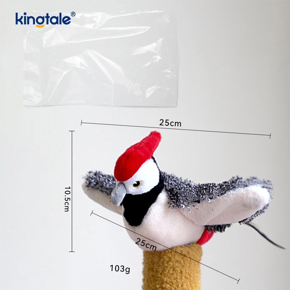 Giocattolo di peluche per animali domestici simulato passero per tutte le razze Cat Kicker Catnip Toys Sparrow