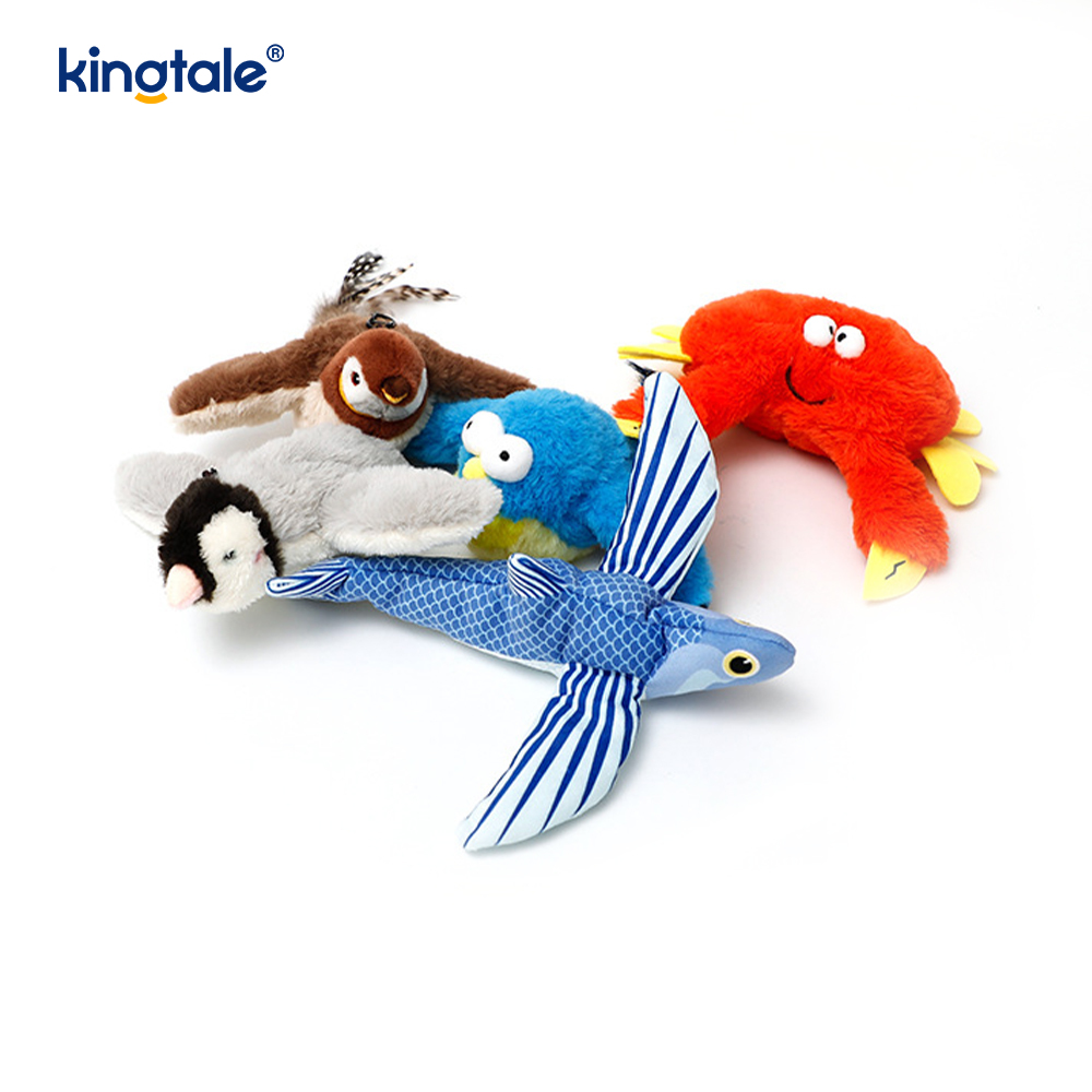 Giocattolo di peluche per animali domestici simulato passero per tutte le razze Cat Kicker Catnip Toys Sparrow