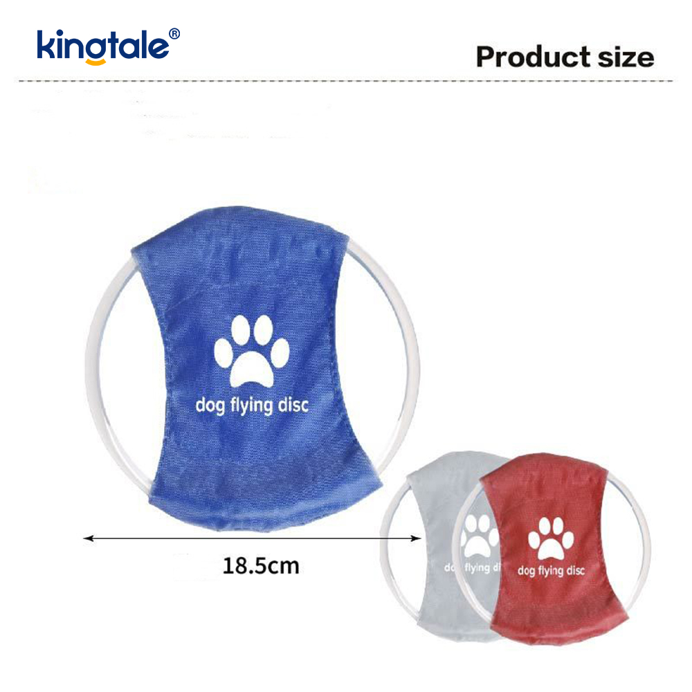 Frisbee luminoso per animali domestici, addestramento per animali domestici illuminato ad alta visibilità, lancio, gioco per l'esercizio