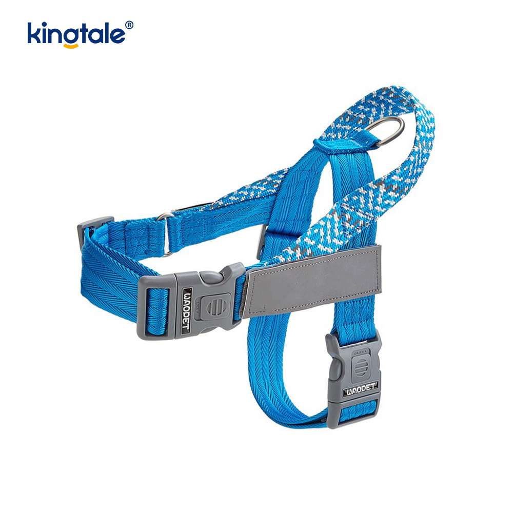 Pettorina per cani riflettente con fettuccia in nylon intrecciata sviluppata