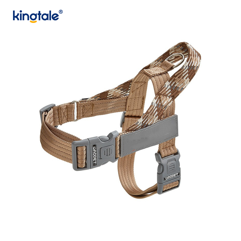 Pettorina per cani riflettente con fettuccia in nylon intrecciata sviluppata