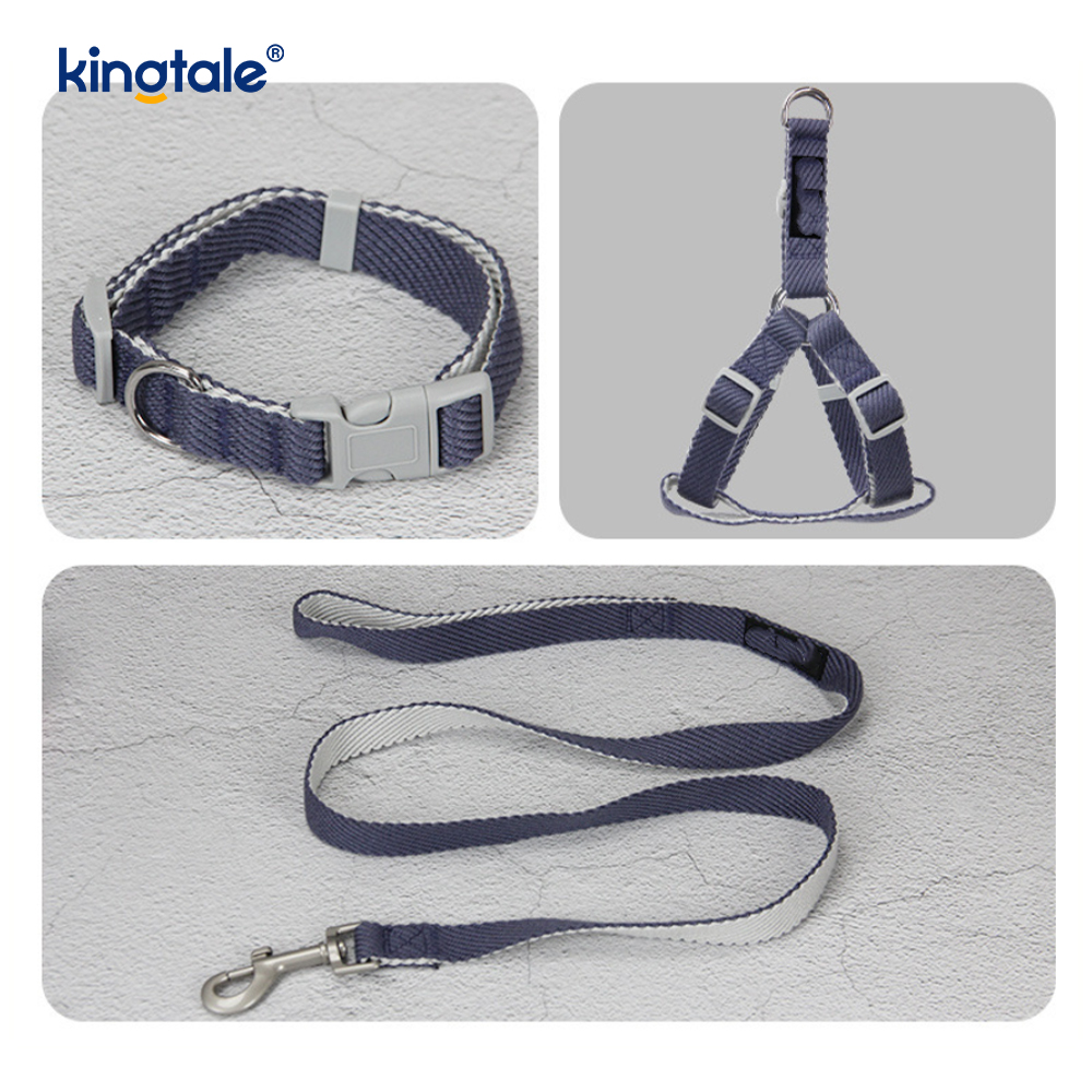 Set guinzaglio collare per pettorina per cani personalizzato con stampa OEM/ODM