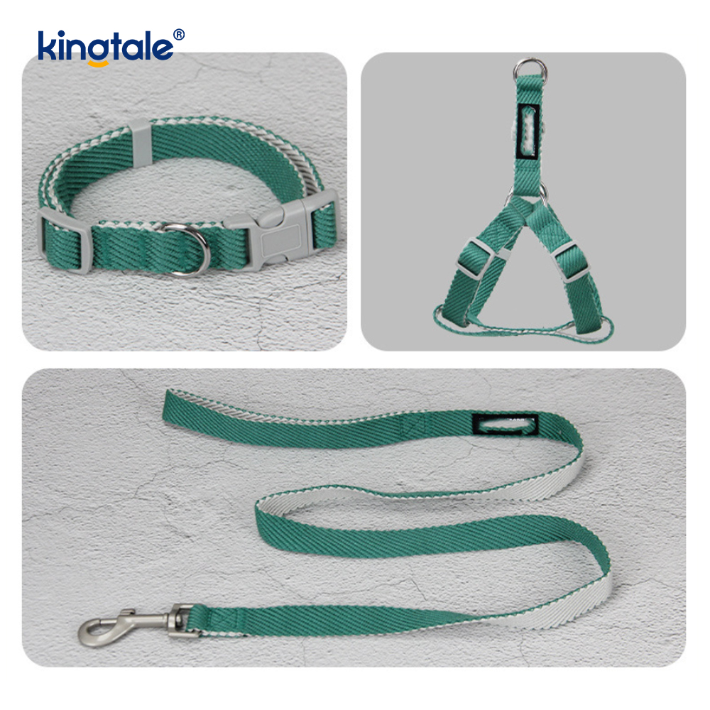 Set guinzaglio collare per pettorina per cani personalizzato con stampa OEM/ODM