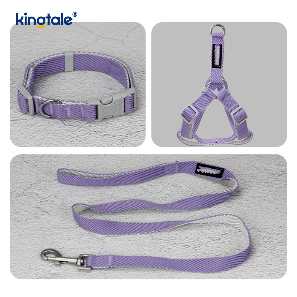 Set guinzaglio collare per pettorina per cani personalizzato con stampa OEM/ODM