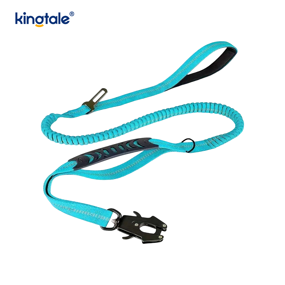 Guinzaglio per cani resistente 4 in 1 con cintura di sicurezza per auto e morbida impugnatura imbottita