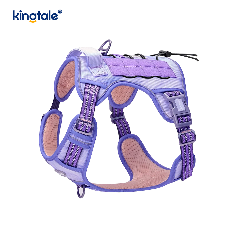 Pettorina per addestramento con gilet per cintura per cani resistente in nylon resistente e senza trazione