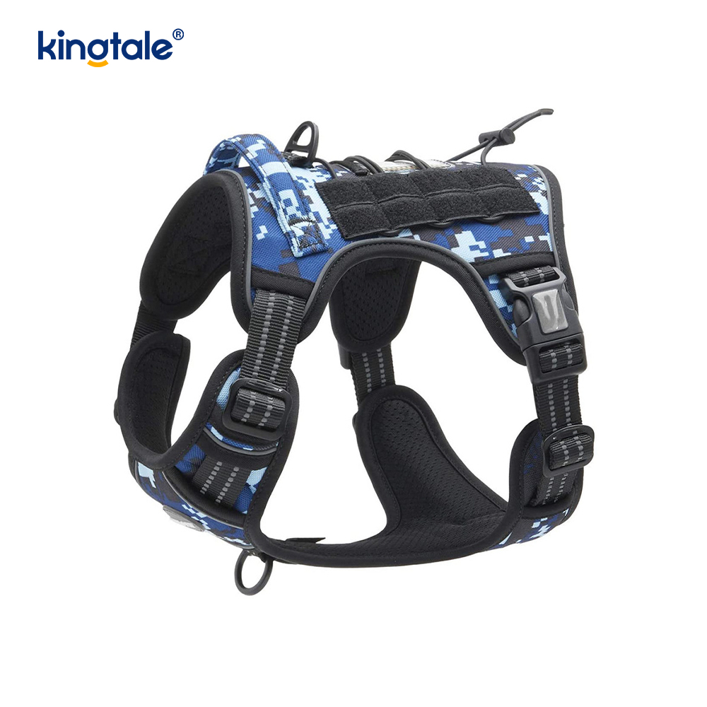 Pettorina per addestramento con gilet per cintura per cani resistente in nylon resistente e senza trazione