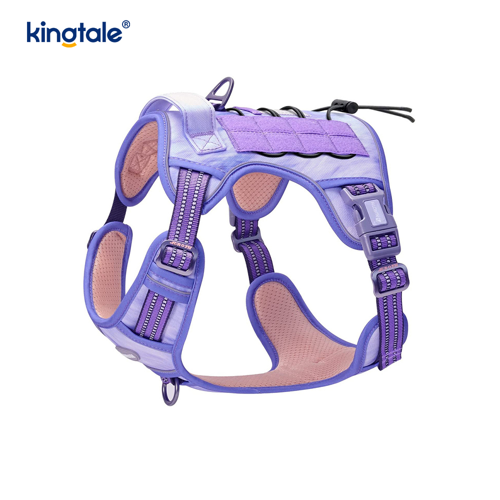 Pettorina per addestramento con gilet per cintura per cani resistente in nylon resistente e senza trazione