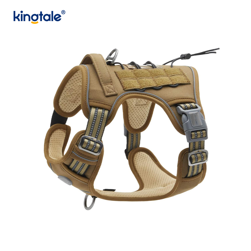 Pettorina per addestramento con gilet per cintura per cani resistente in nylon resistente e senza trazione