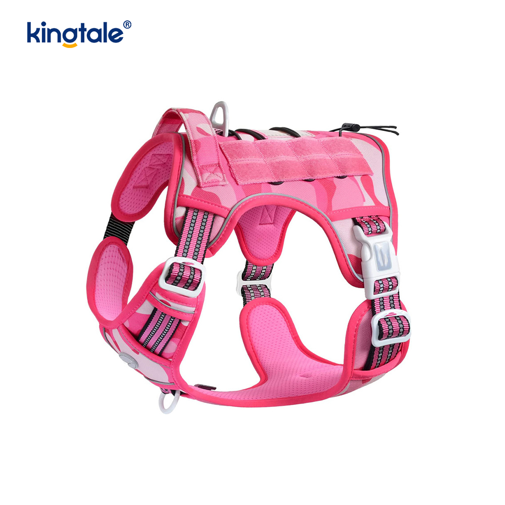 Pettorina per addestramento con gilet per cintura per cani resistente in nylon resistente e senza trazione