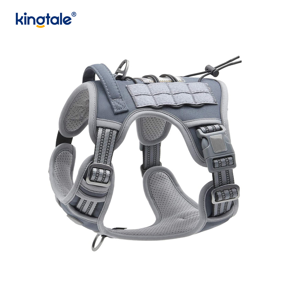 Pettorina per addestramento con gilet per cintura per cani resistente in nylon resistente e senza trazione