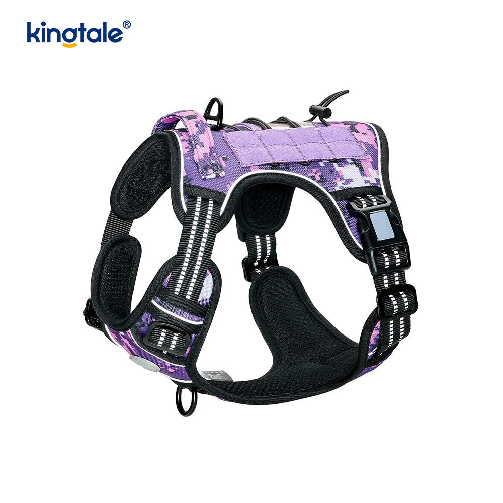 Pettorina per addestramento con gilet per cintura per cani resistente in nylon resistente e senza trazione