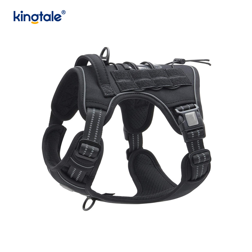 Pettorina per addestramento con gilet per cintura per cani resistente in nylon resistente e senza trazione