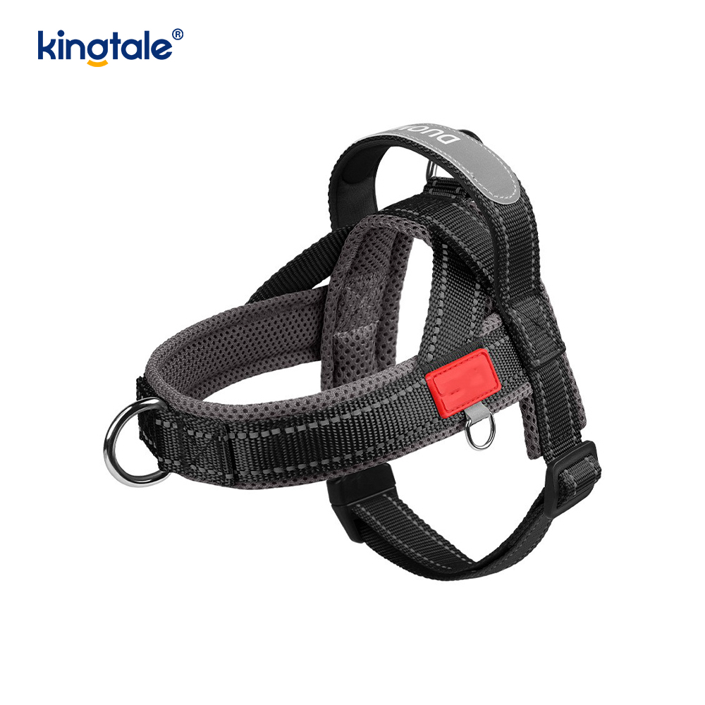 Pettorina per cani da compagnia riflettente in nylon regolabile all'ingrosso personalizzata minima impostata