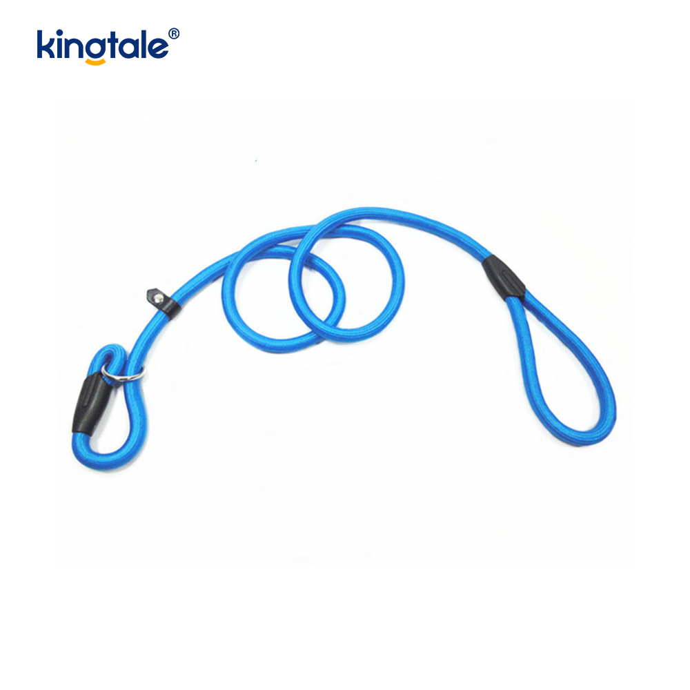 Guinzaglio per cani con guinzaglio antiscivolo Guinzaglio in corda di nylon resistente Guinzaglio da addestramento per cani per animali domestici