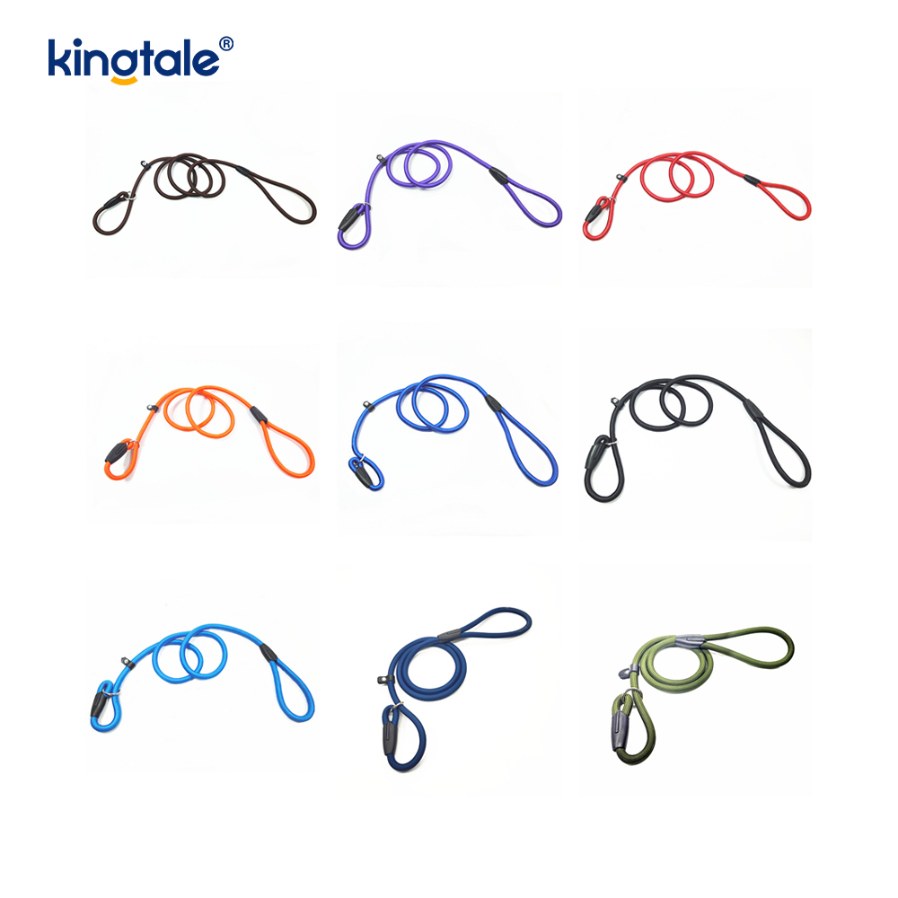 Guinzaglio per cani con guinzaglio antiscivolo Guinzaglio in corda di nylon resistente Guinzaglio da addestramento per cani per animali domestici