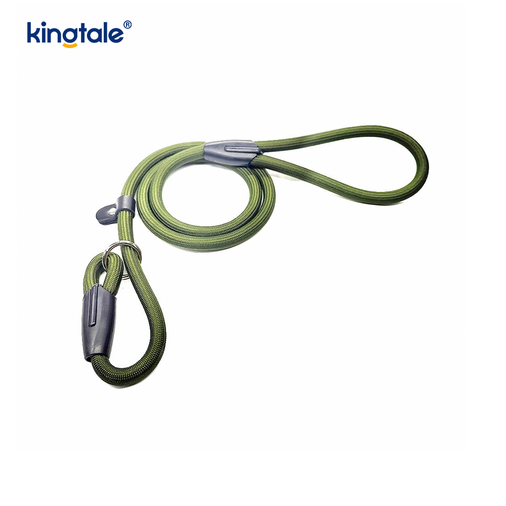 Guinzaglio per cani con guinzaglio antiscivolo Guinzaglio in corda di nylon resistente Guinzaglio da addestramento per cani per animali domestici