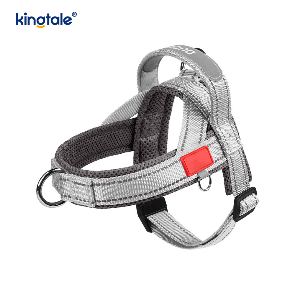 Pettorina per cani da compagnia riflettente in nylon regolabile all'ingrosso personalizzata minima impostata