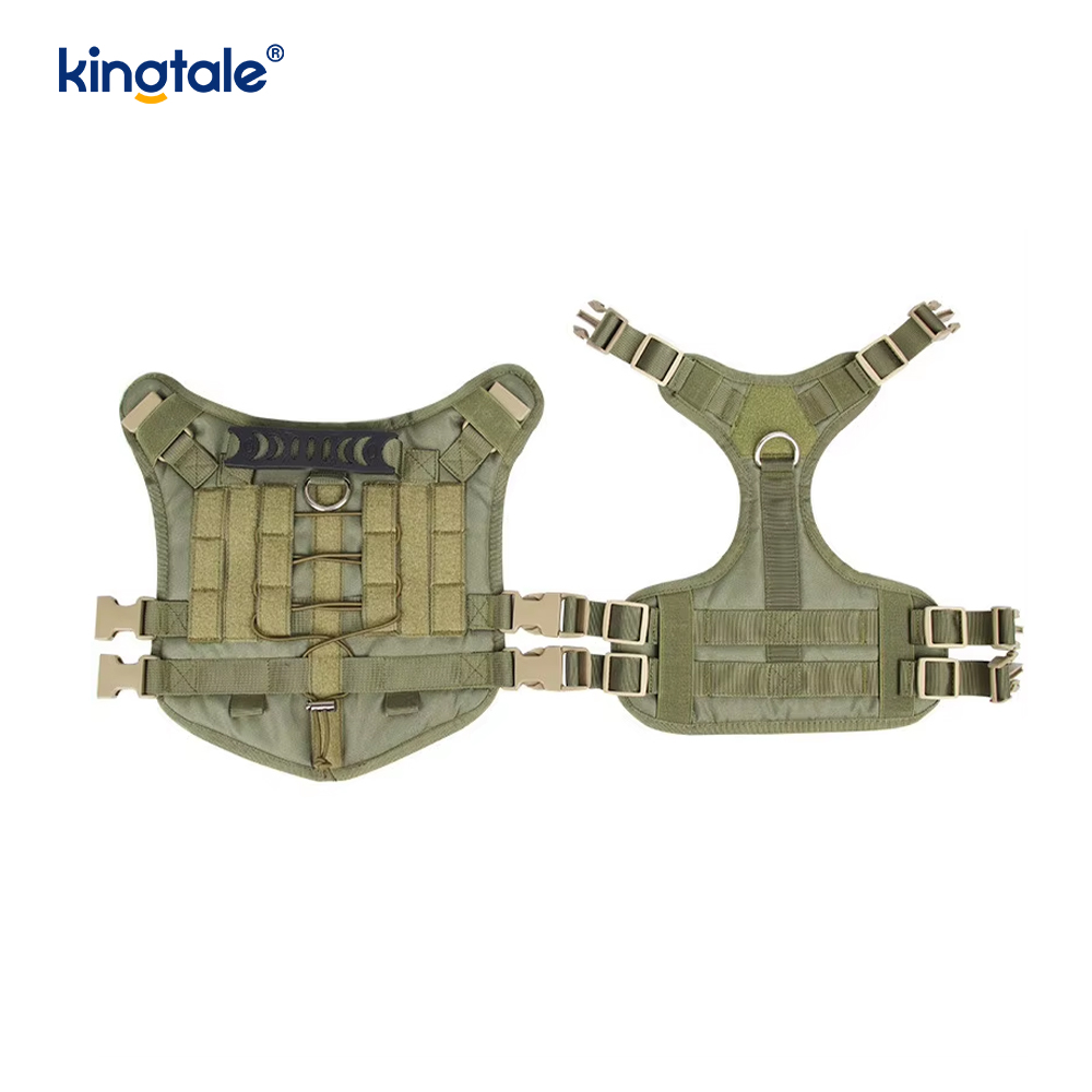 Imbracatura per cani regolabile traspirante e resistente, con gilet grande e personalizzato