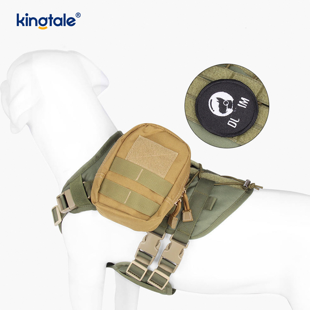 Imbracatura per cani regolabile traspirante e resistente, con gilet grande e personalizzato