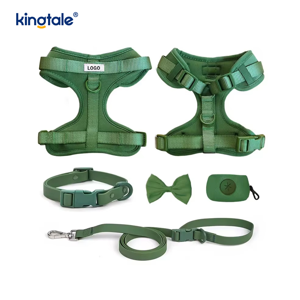 Collare al guinzaglio per cani in PVC impermeabile leggero e alla moda personalizzato
