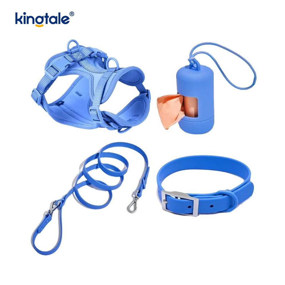 Collare al guinzaglio per cani in PVC impermeabile leggero e alla moda personalizzato