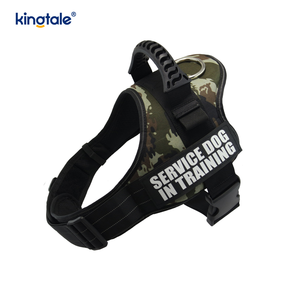 Pettorina per cani di design riflettente senza trazione Guinzaglio per cani in corda di nylon solido