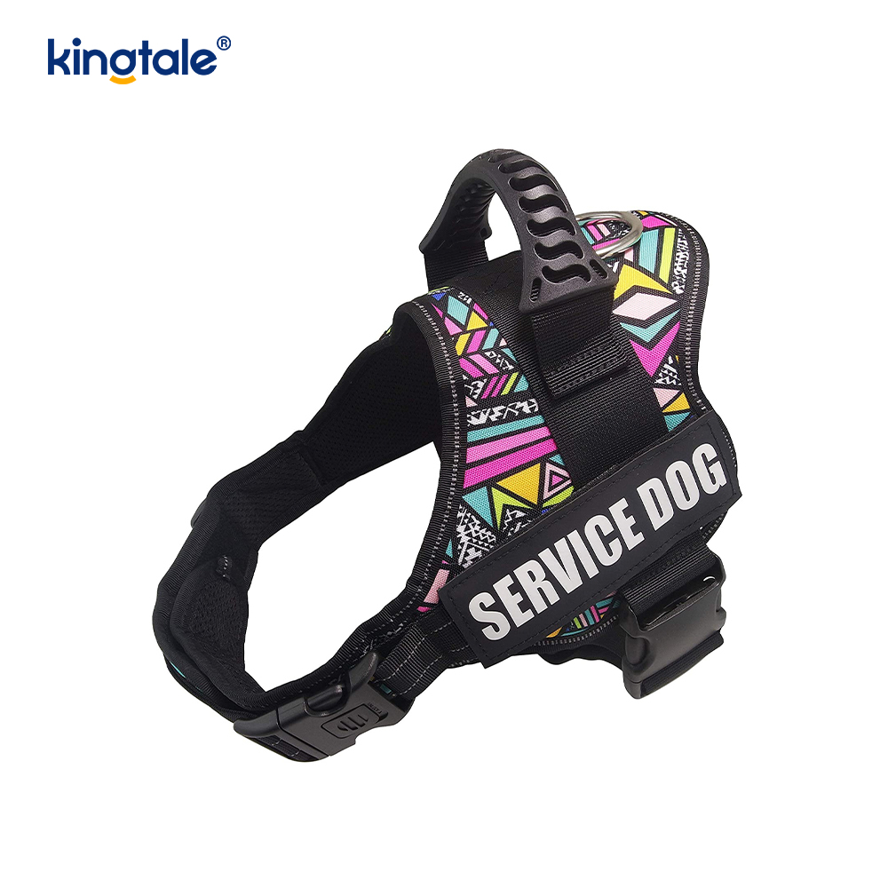 Pettorina per cani di design riflettente senza trazione Guinzaglio per cani in corda di nylon solido