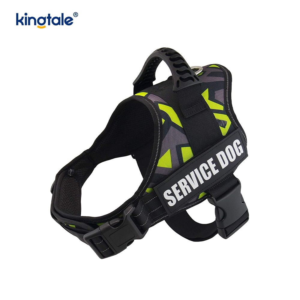 Pettorina per cani di design riflettente senza trazione Guinzaglio per cani in corda di nylon solido
