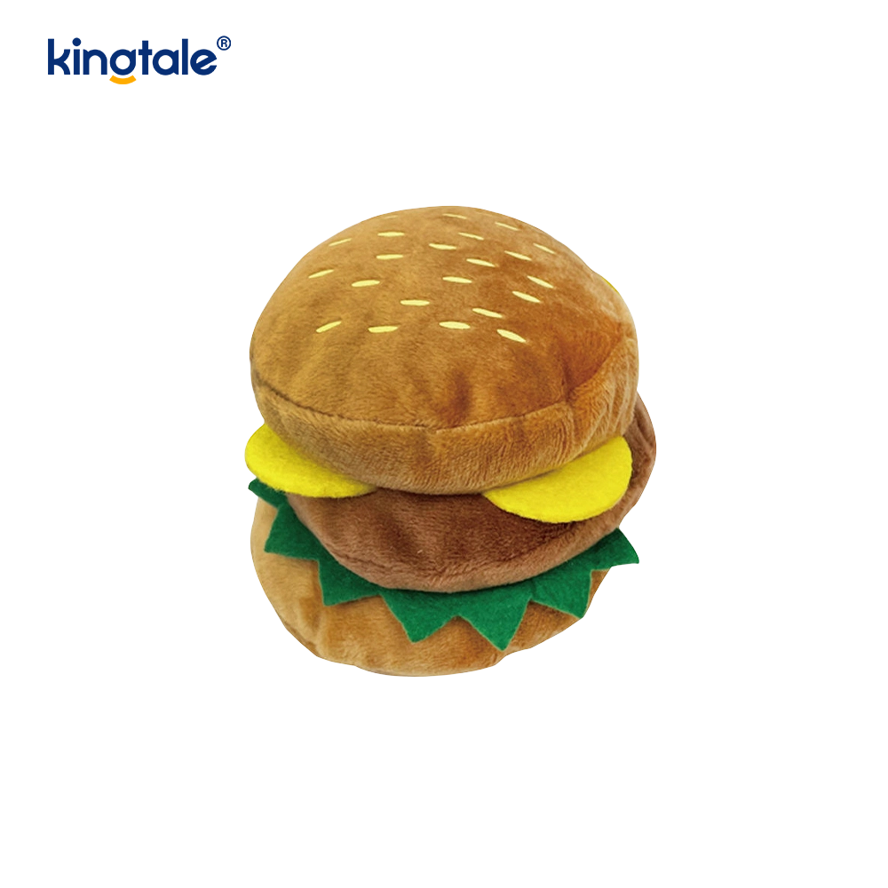 Cibo Giocattolo Urlante Hamburger, Patatine Fritte, Coscia di Pollo per Cane e Gatto