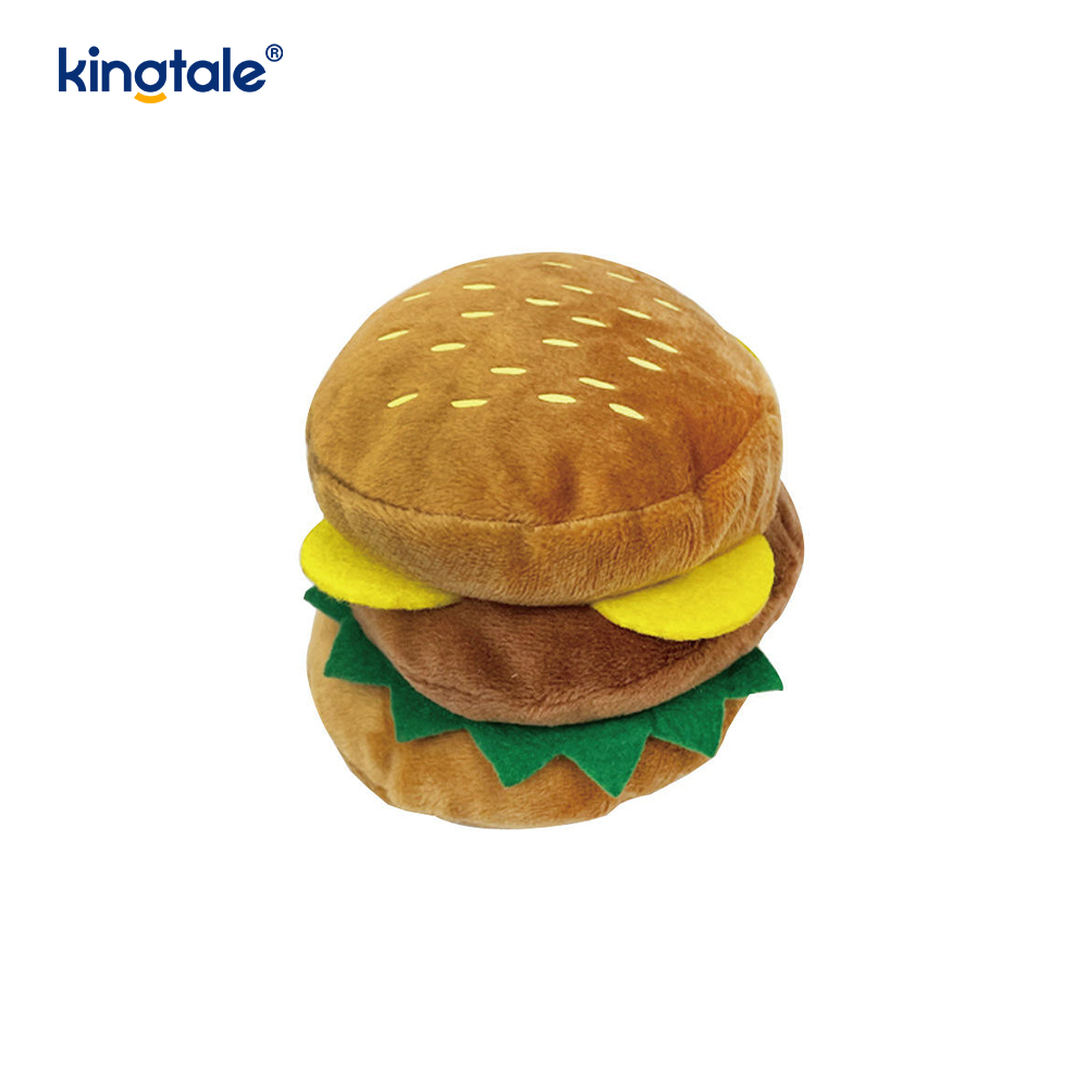 Cibo Giocattolo Urlante Hamburger, Patatine Fritte, Coscia di Pollo per Cane e Gatto