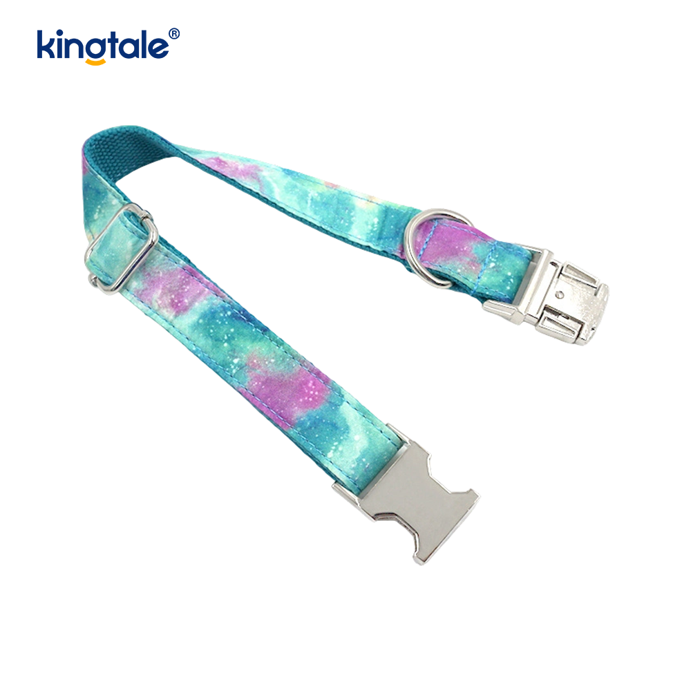 Collare per animali domestici Dreamy Starry Sky. Guinzaglio per collana per cani in stile amazzonico