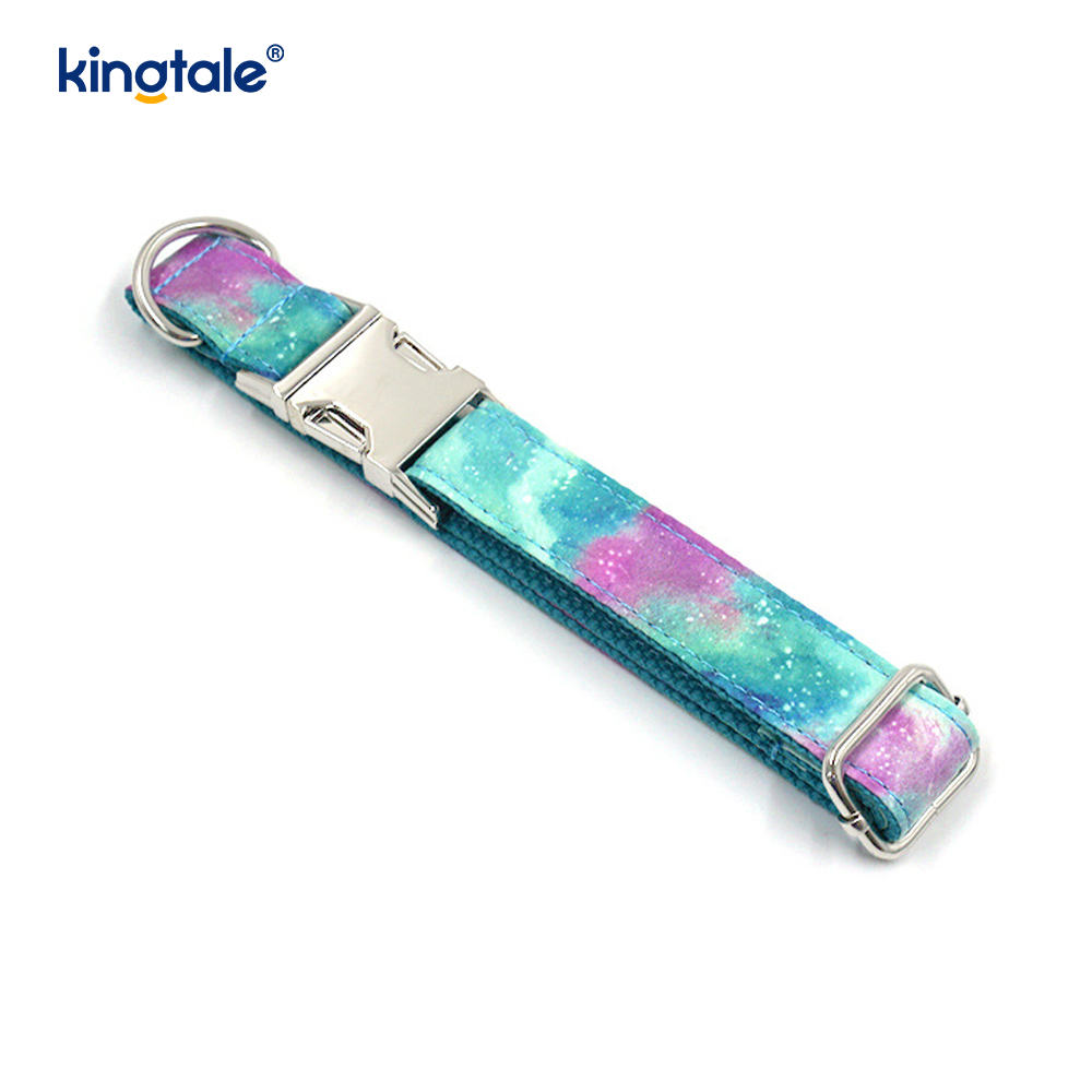 Collare per animali domestici Dreamy Starry Sky. Guinzaglio per collana per cani in stile amazzonico