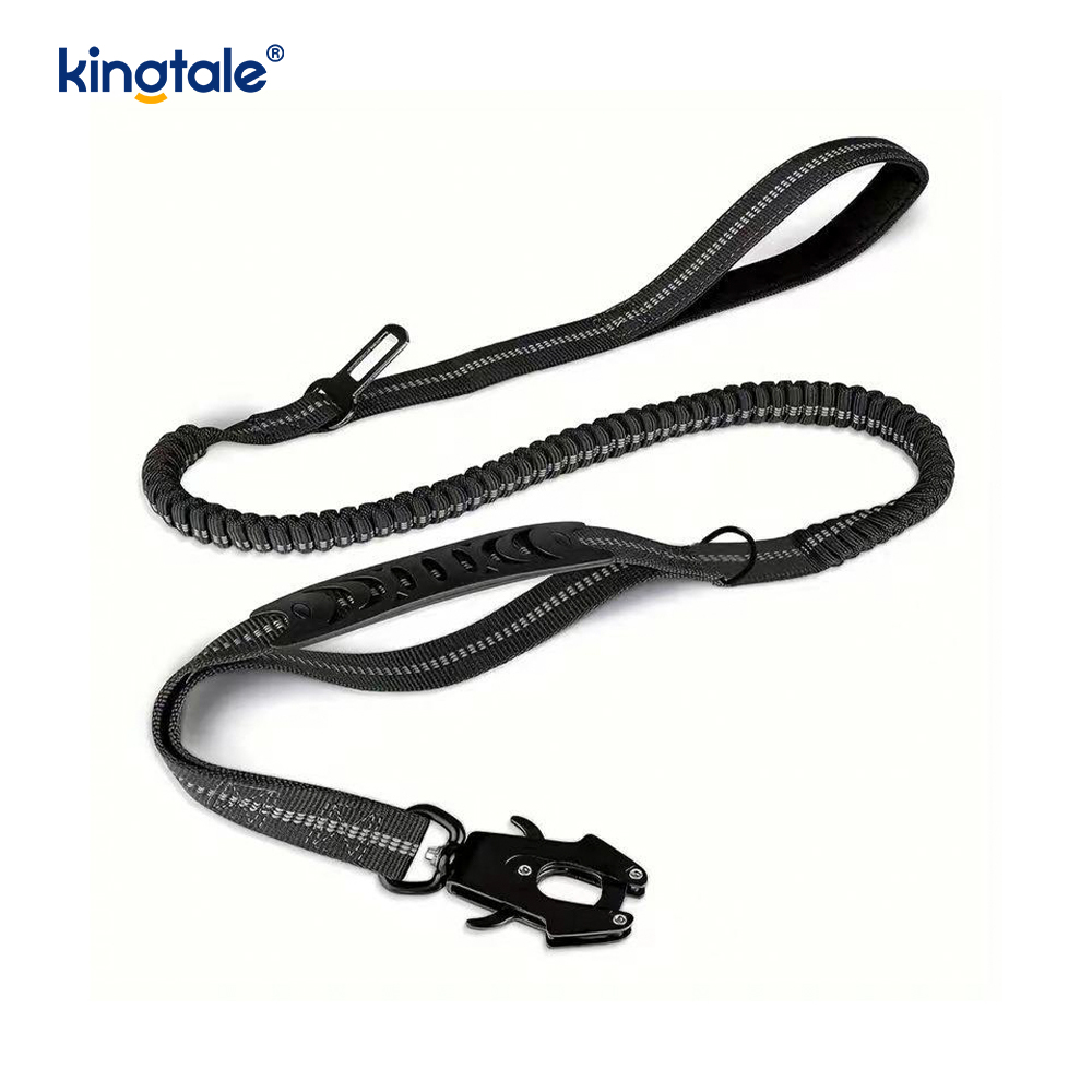 Guinzaglio di sicurezza in nylon riflettente Tampone elastico Seggiolino per auto per cani solido