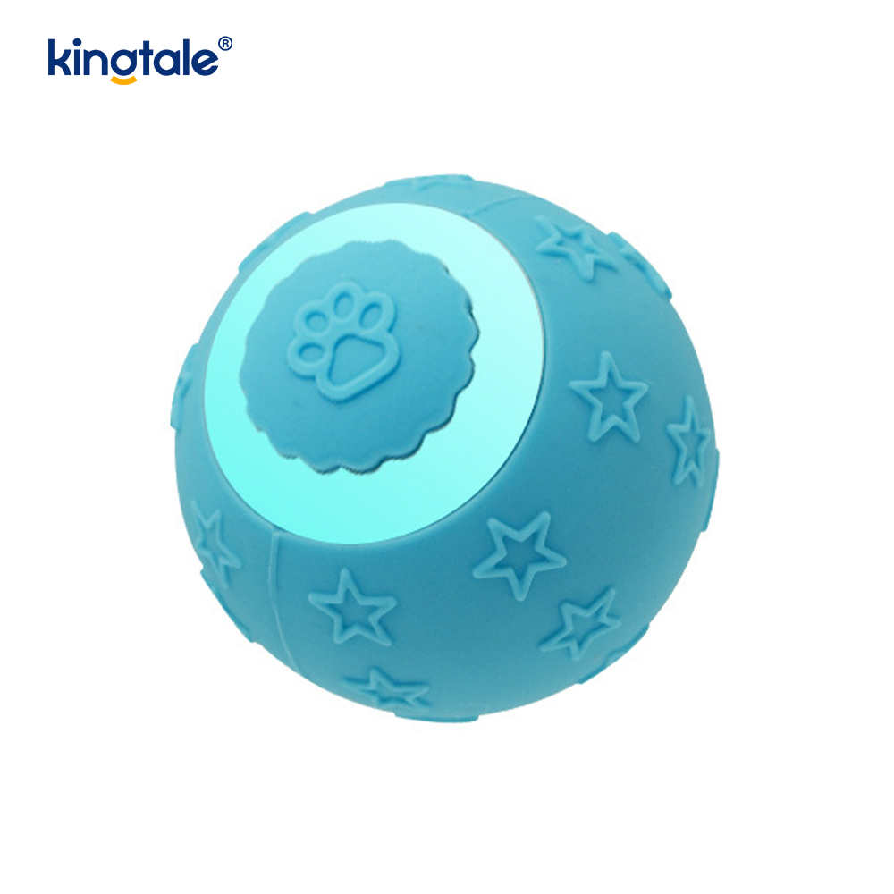 Giocattolo automatico intelligente con palline da caccia per gatti per palla da compagnia rotolante per interni