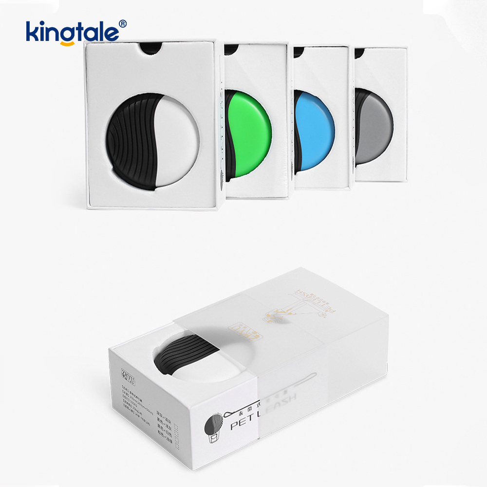 Guinzaglio doppio per cani retrattile a 360 gradi con luce a LED