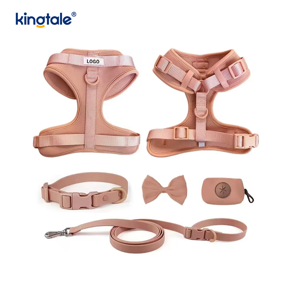 Collare al guinzaglio per cani leggero in PVC impermeabile senza trazione