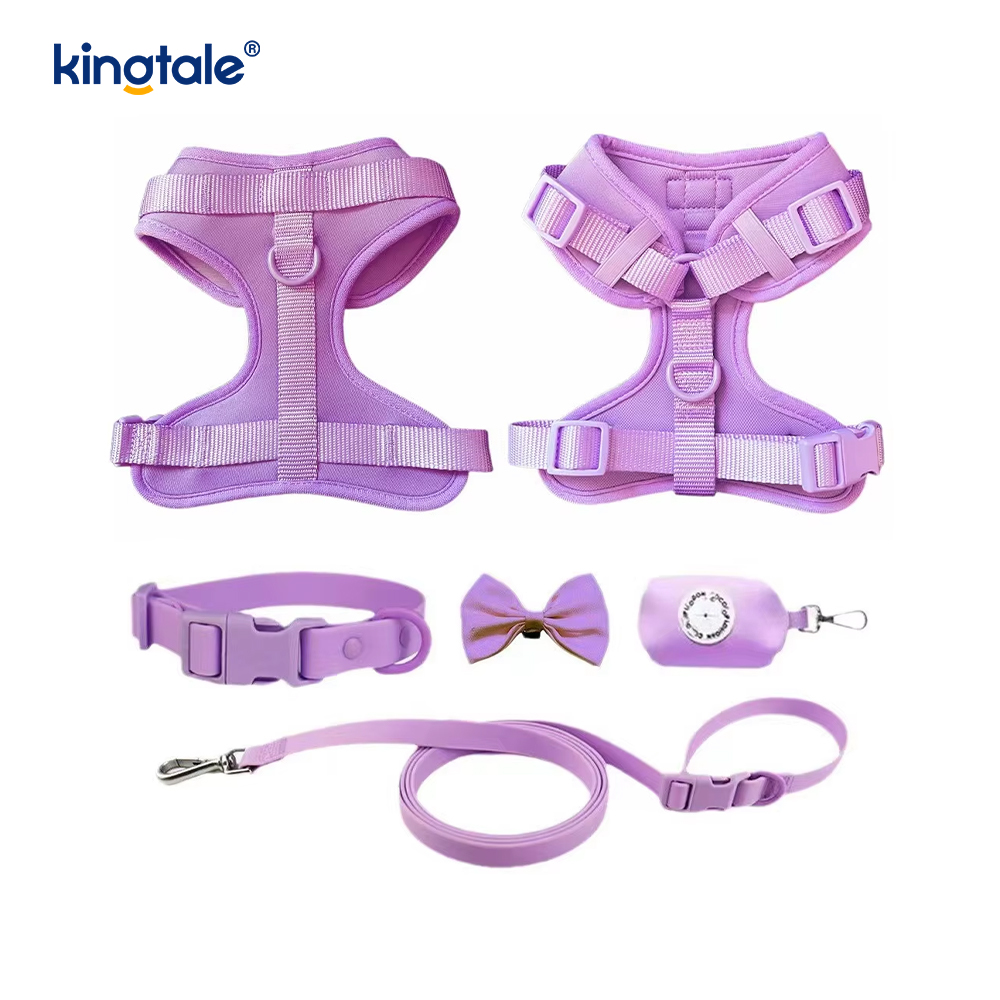 Collare al guinzaglio per cani leggero in PVC impermeabile senza trazione
