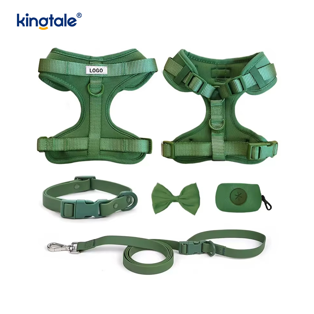 Collare al guinzaglio per cani leggero in PVC impermeabile senza trazione