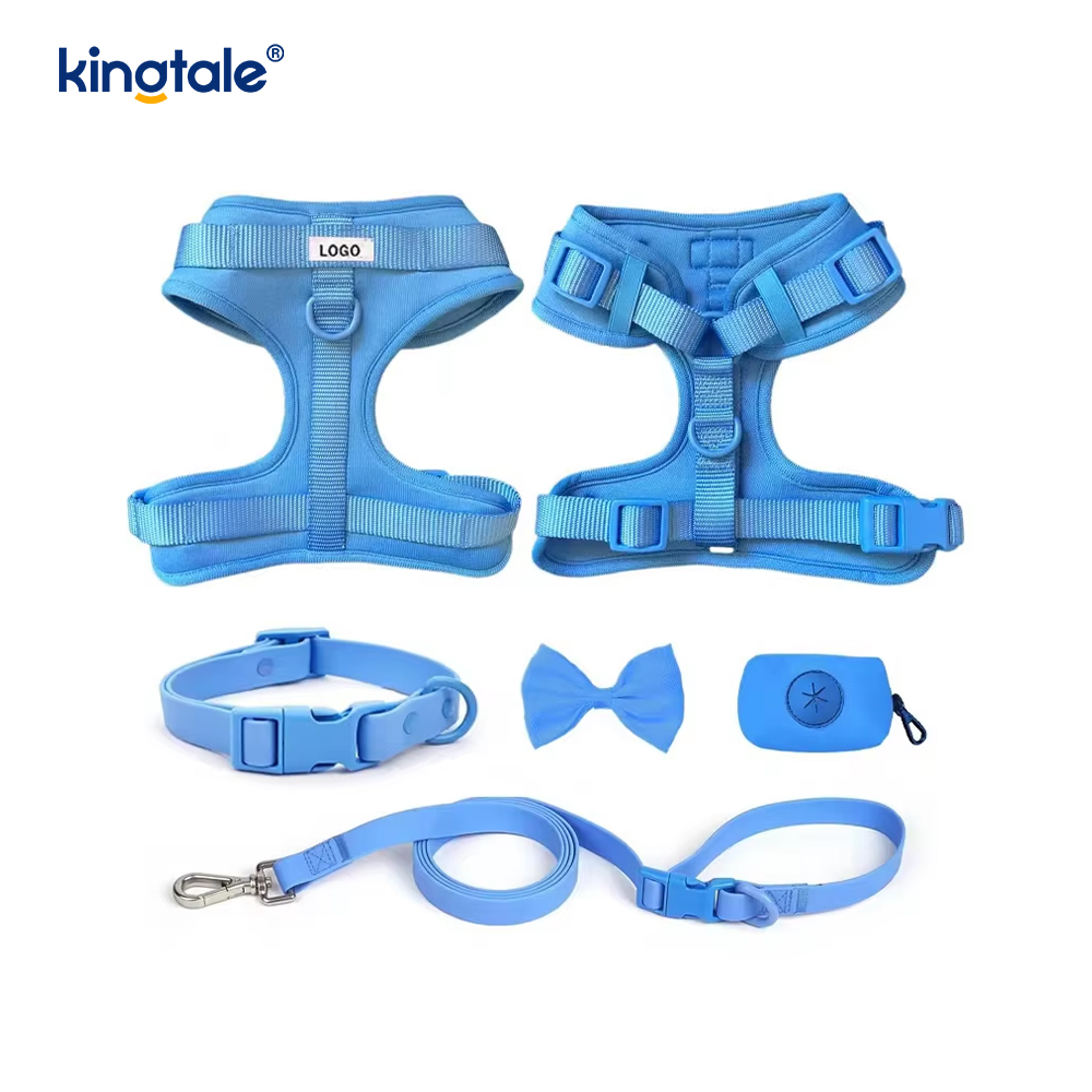 Collare al guinzaglio per cani leggero in PVC impermeabile senza trazione