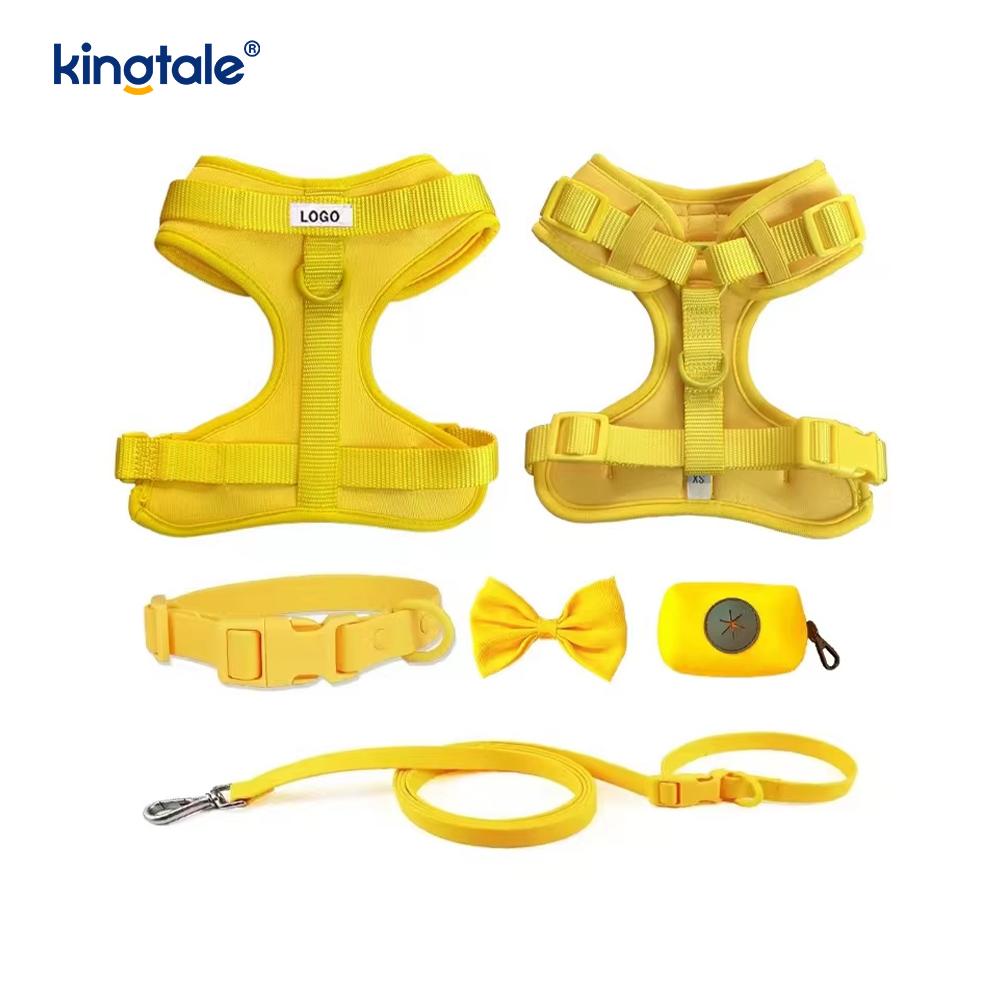 Collare al guinzaglio per cani leggero in PVC impermeabile senza trazione