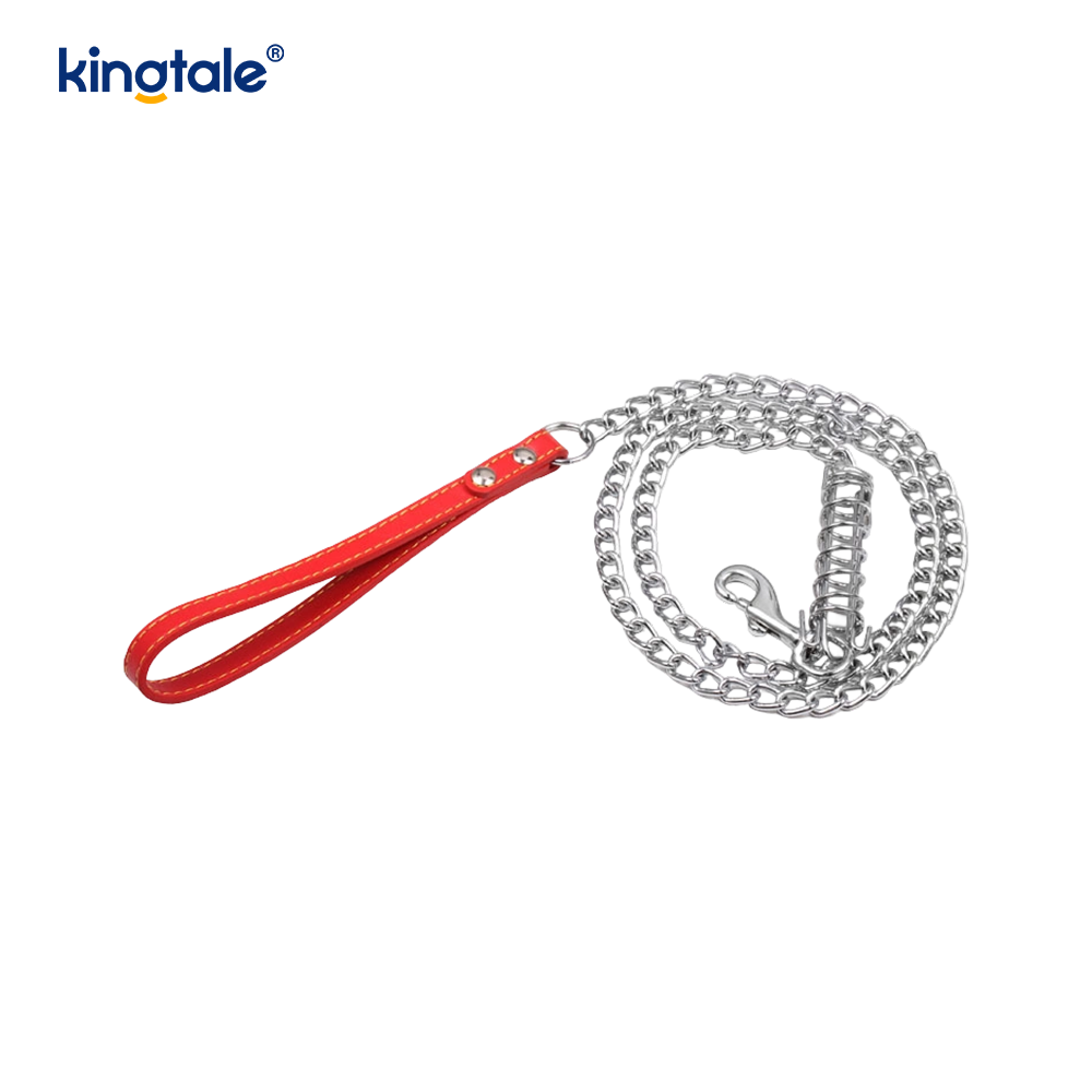 Catena per cani in metallo cromato Accessori per cani Catene Guinzaglio in metallo